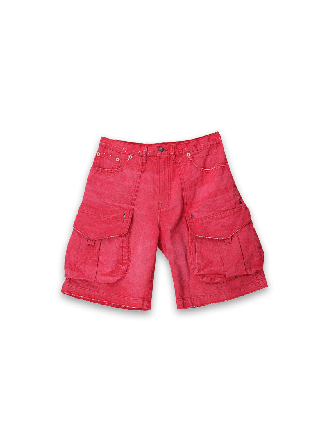 Multi Pocket Baggy -  Hose aus Baumwolle