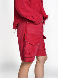 Multi Pocket Baggy -  Hose aus Baumwolle