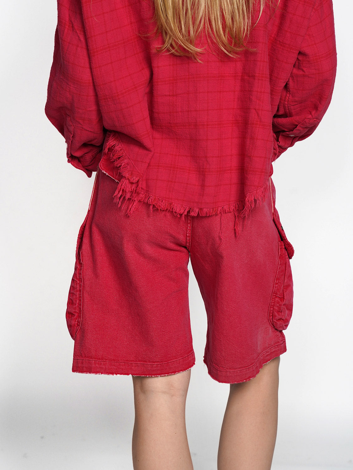 Multi Pocket Baggy -  Hose aus Baumwolle