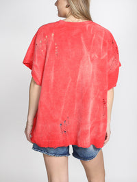 Sleeveless Boxy - Pullover mit Fransen