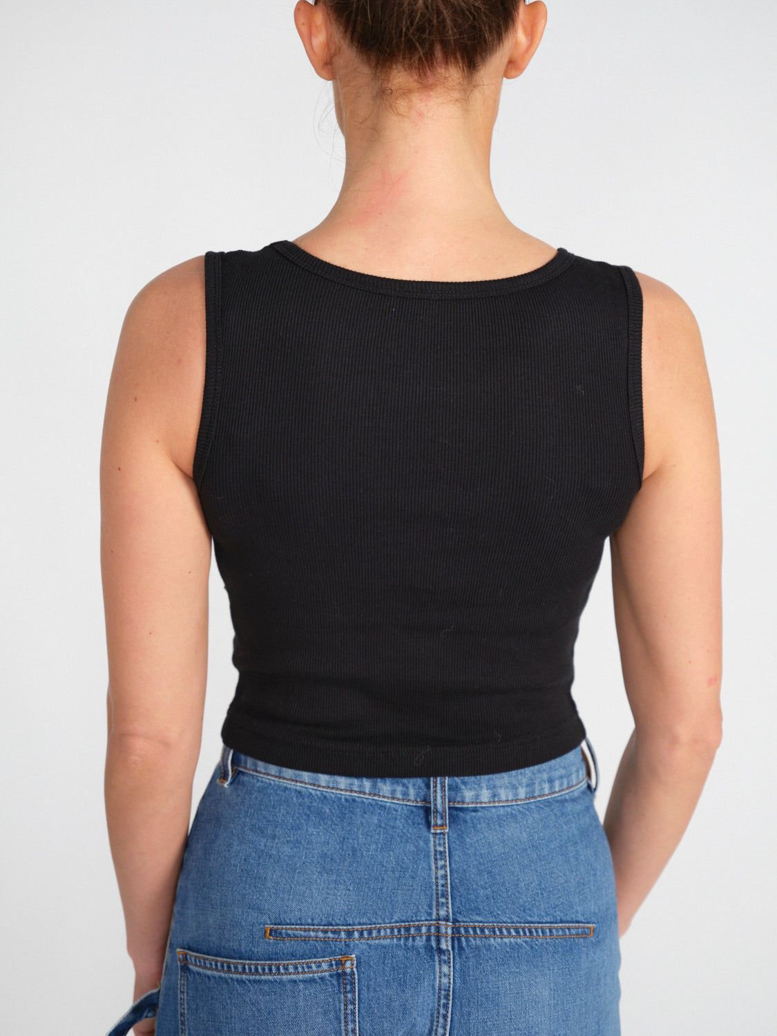 Distressed Tank - Cropped Top mit Cut-Outs