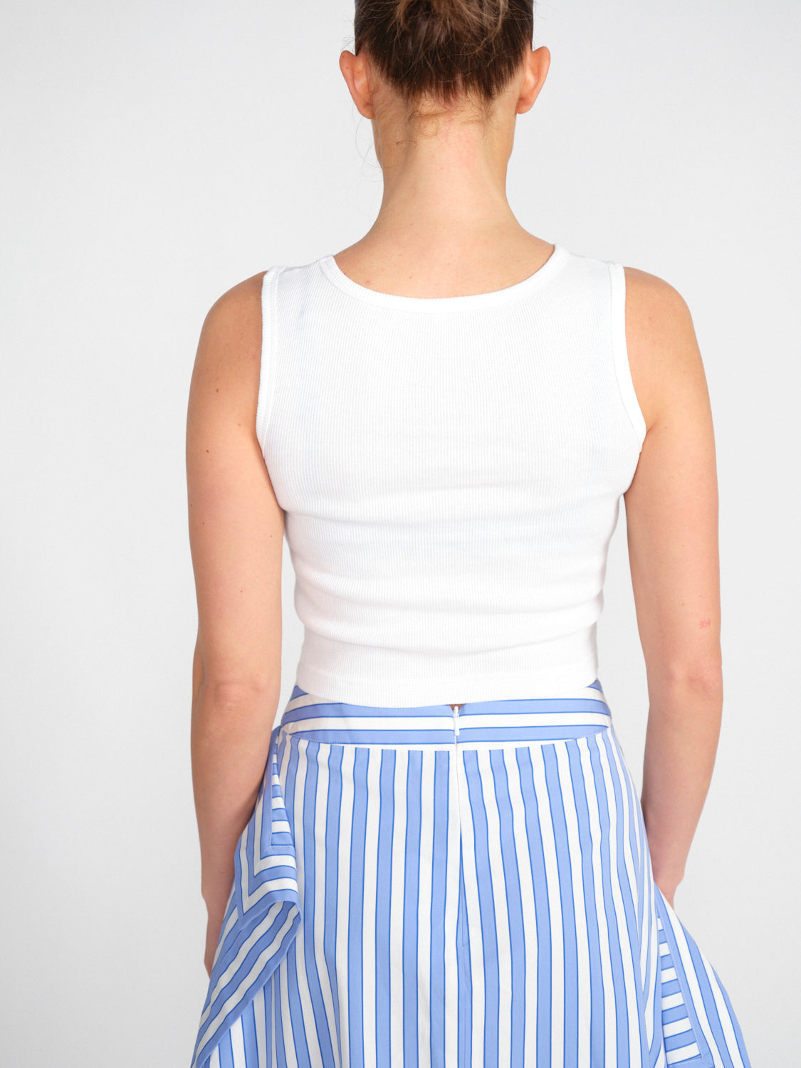 Distressed Tank - Cropped Top mit Cut-Outs