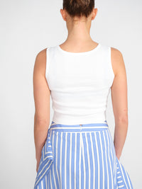 Distressed Tank - Cropped Top mit Cut-Outs