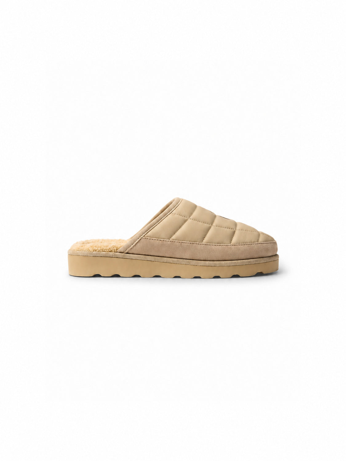 Polo Ralph Lauren Reade Scuff II in Beige – Seitenansicht