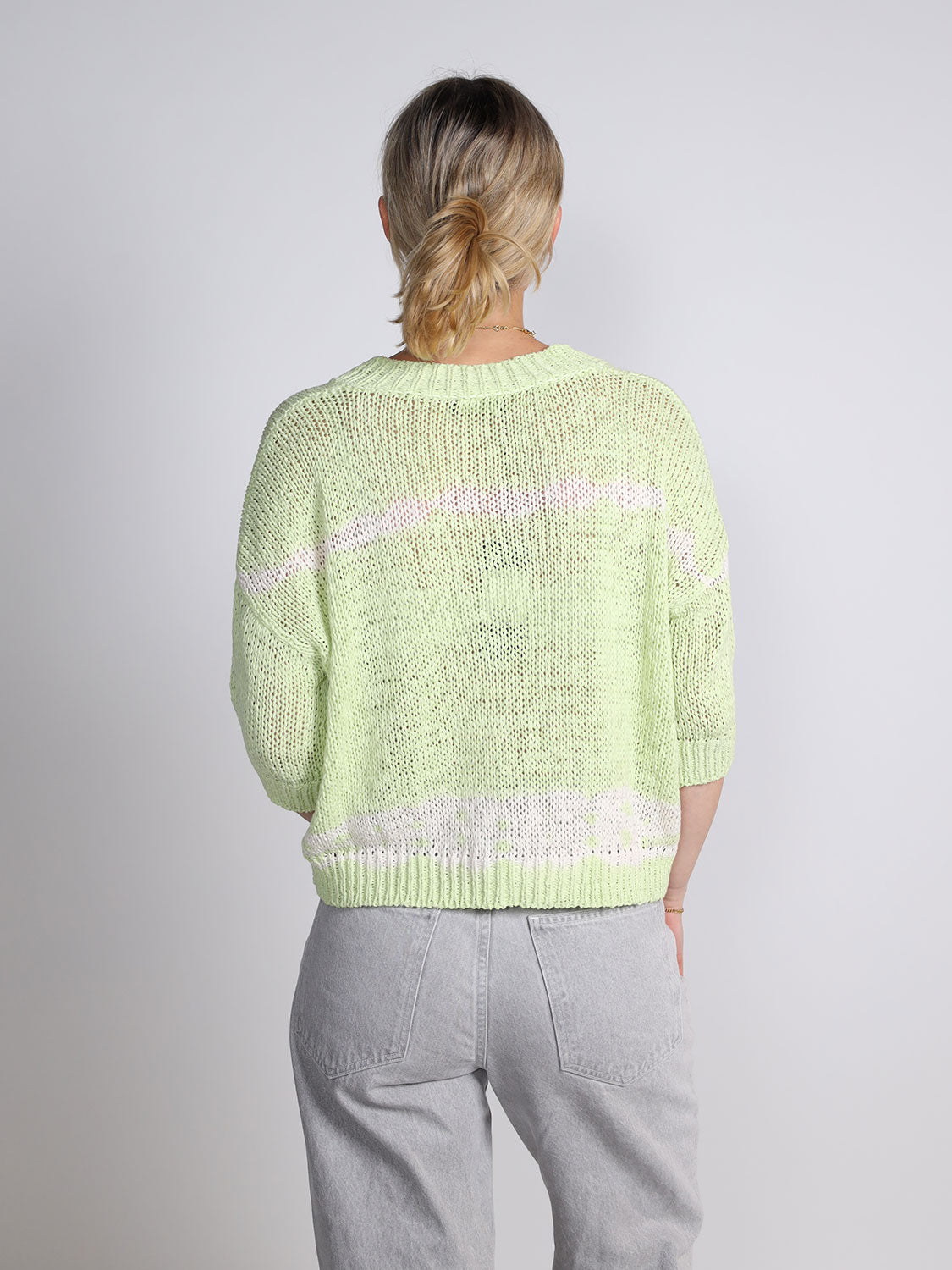 Scollo V MC Batik – Strickpullover
