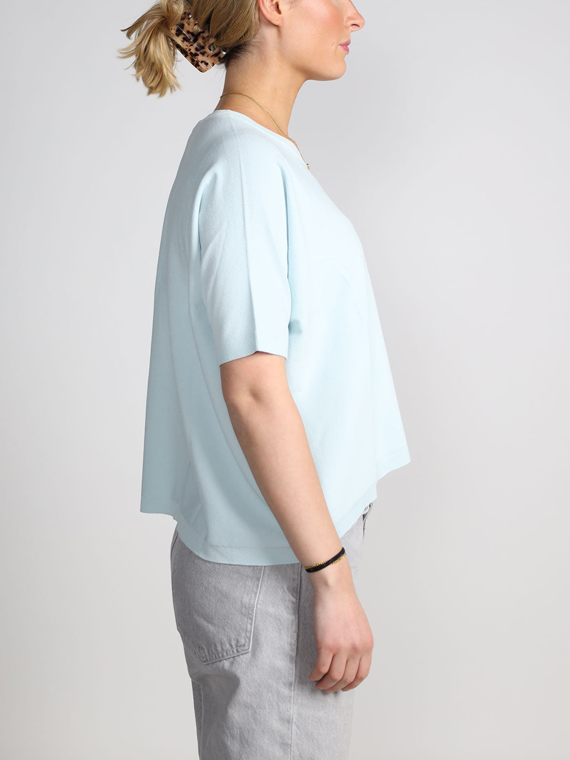 Girocollo Over – Pullover mit T-Shirt Ärmeln