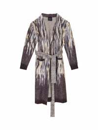 Girocollo ML Jacquard – Cardigan aus Woll-Mohair-Mix