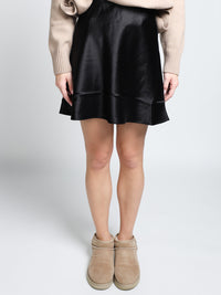 Bobbas  – Minirock aus Satin