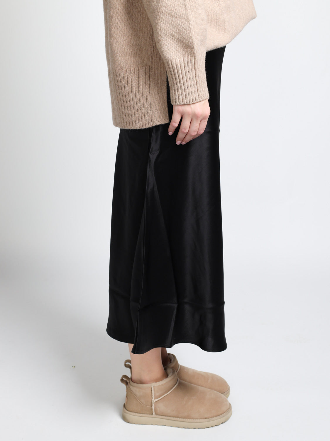 Boshan – Midirock aus Satin