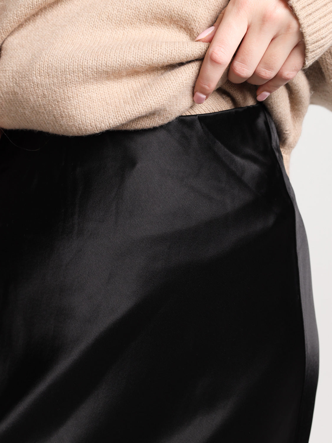 Boshan – Midirock aus Satin