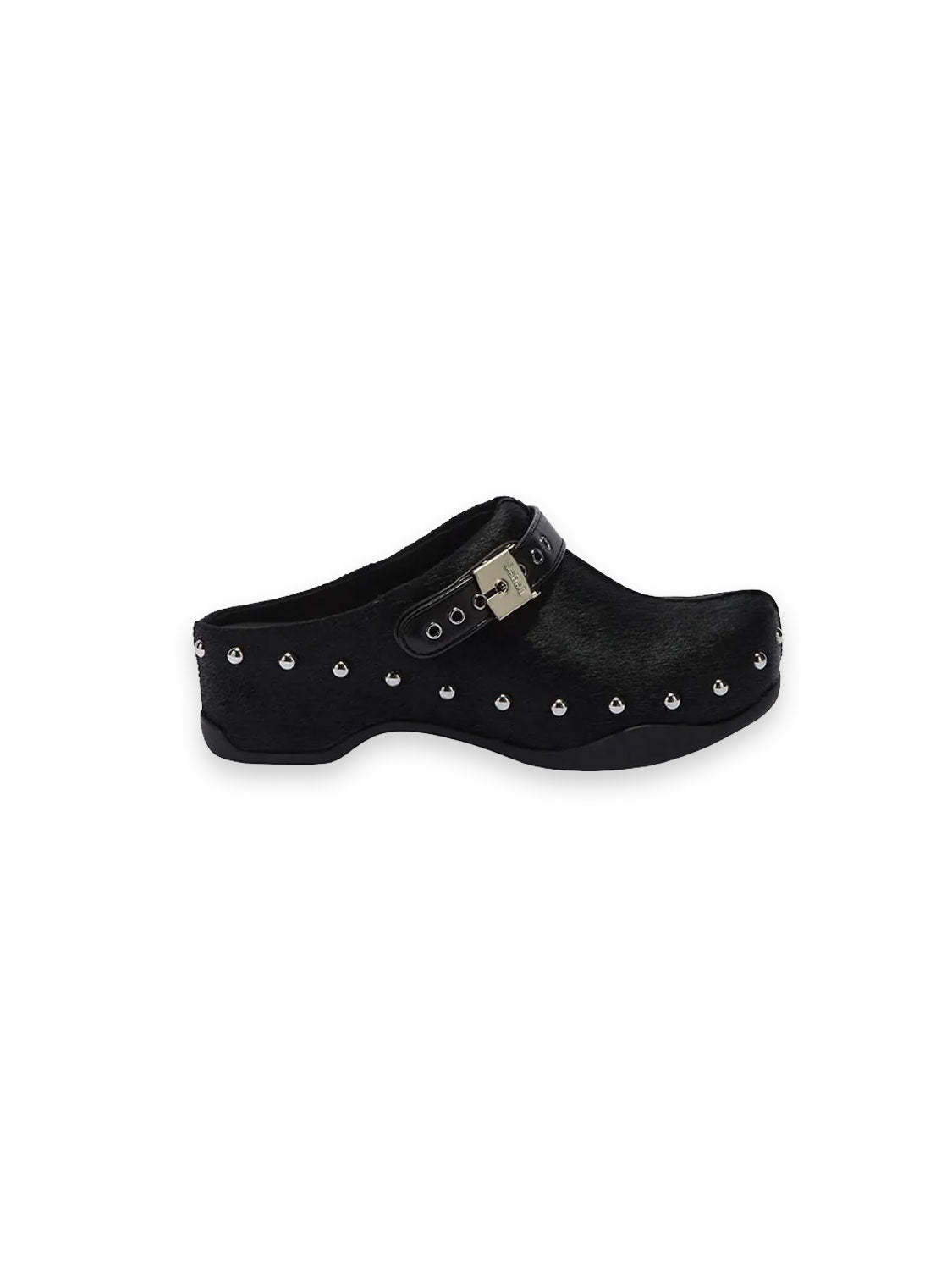 Pesucra Clogs – Fellleder mit silberfarbenen Nieten