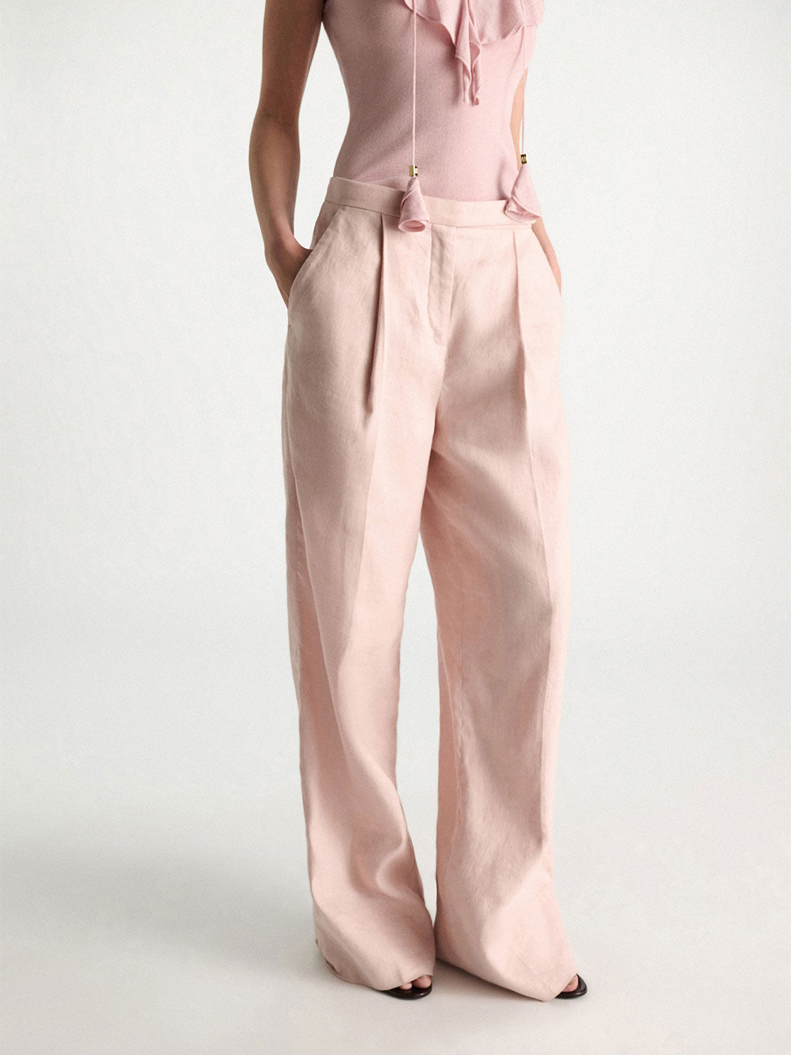 Casual - Anzugshose in Rose