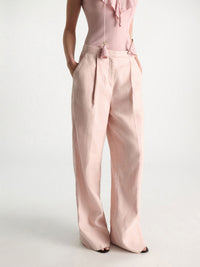 Casual - Anzugshose in Rose