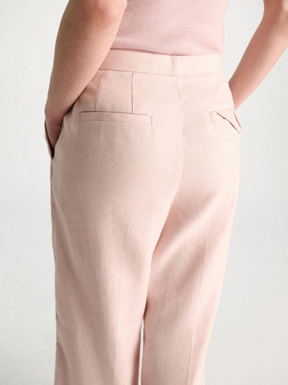 Casual - Anzugshose in Rose