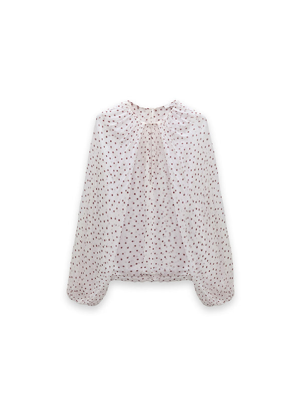 Dancing - Bluse mit Polka Dots