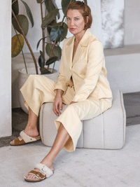 Modern - Hochtaillierte Culotte Pants aus Baumwolle