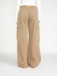 Oversized Cargo-Denim aus Baumwolle