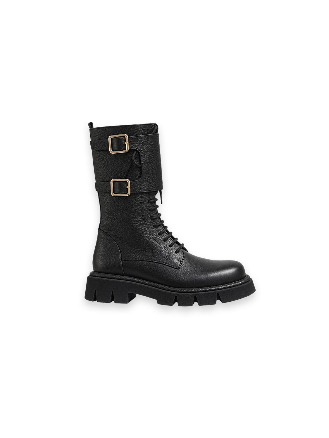 Comba - Leather lace-up boots