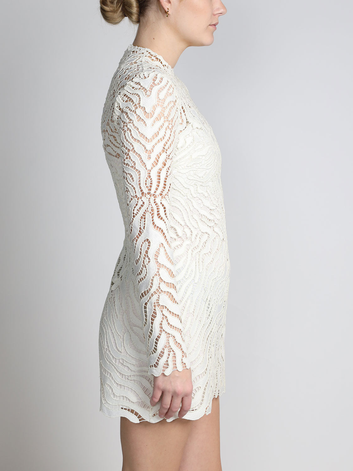 Charis Minikleid mit Ajourstrick-Muster