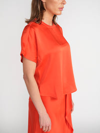 Addy – T-Shirt mit gestricktem Rücken