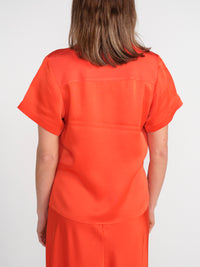 Addy – T-Shirt mit gestricktem Rücken