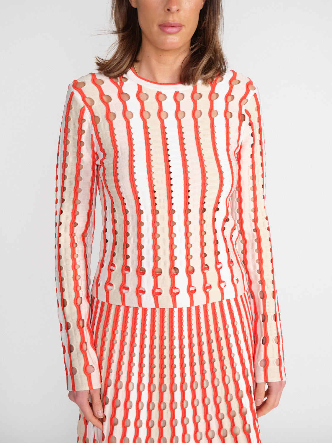 Tiana – Shirt mit Loch-Muster