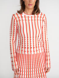 Tiana – Shirt mit Loch-Muster