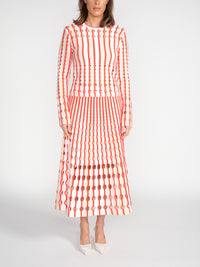 Tiana – Shirt mit Loch-Muster