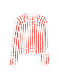 Tiana – Shirt mit Loch-Muster