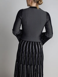 Aris – Mehrfarbig geripptes Shirt