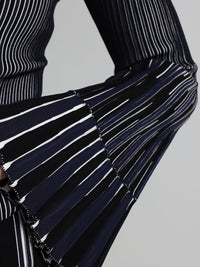 Aris – Mehrfarbig geripptes Shirt