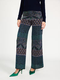 Pailletten Straight Leg Hose