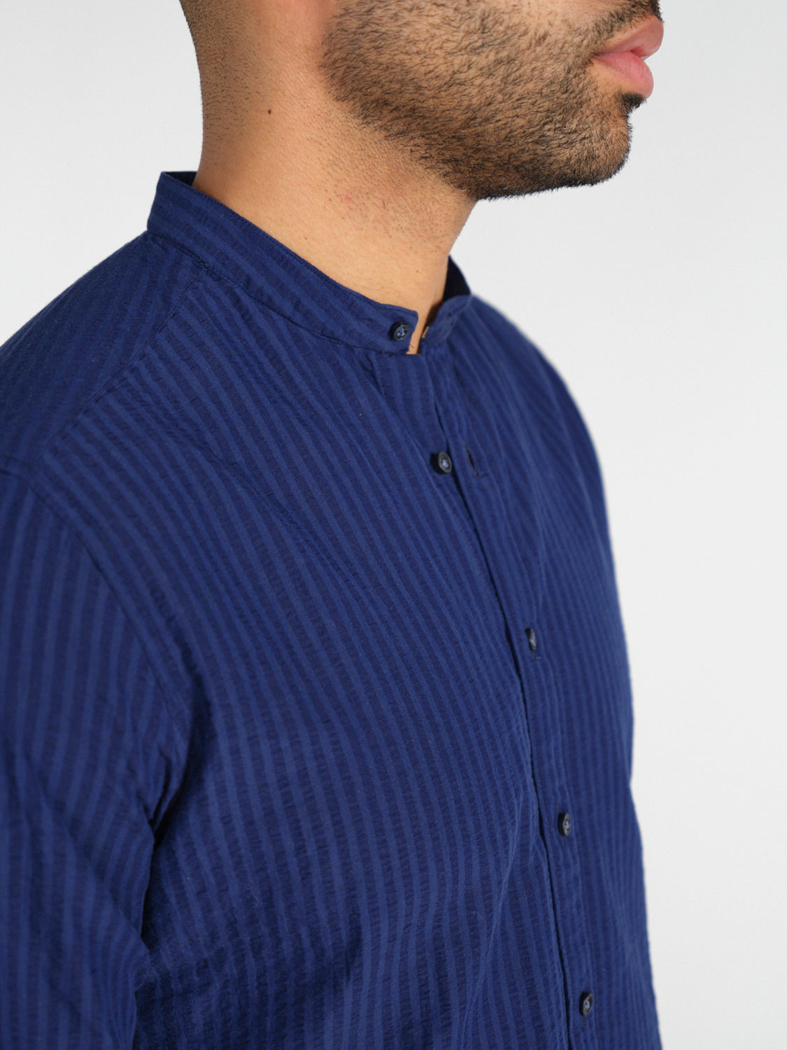 Hemd aus Baumwolle und Leinen