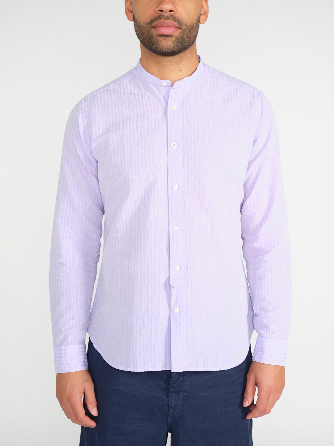 Hemd aus Baumwolle und Leinen