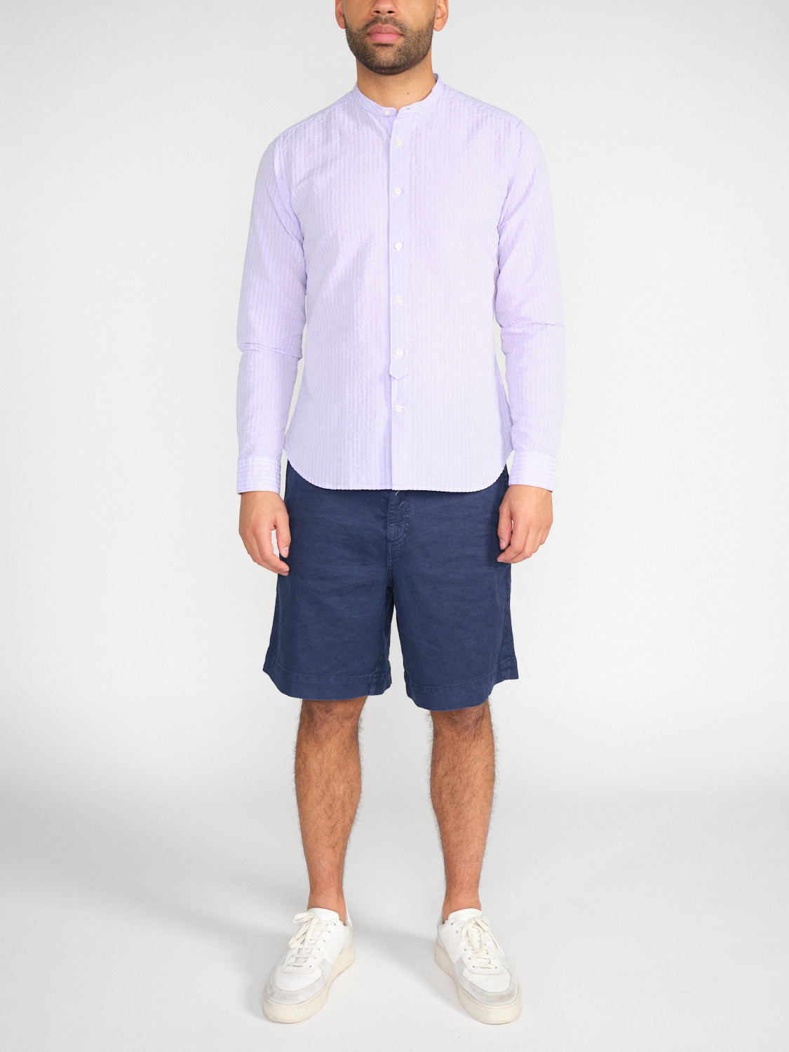 Hemd aus Baumwolle und Leinen