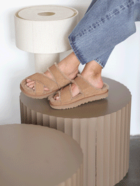 Greenport Shearling Slide