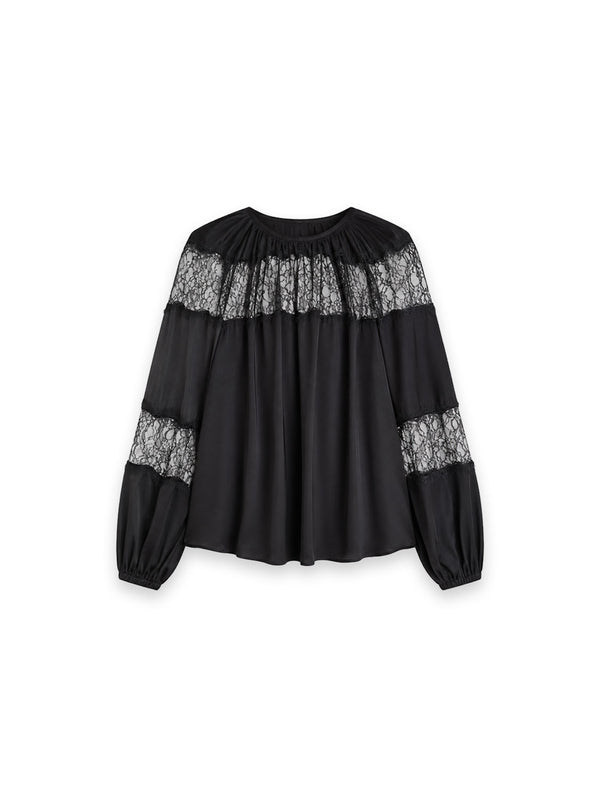 Bess - Bluse mit Spitze