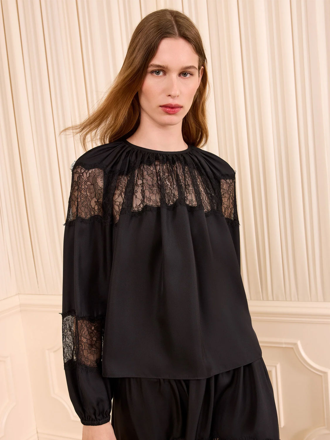 Bess - Bluse mit Spitze