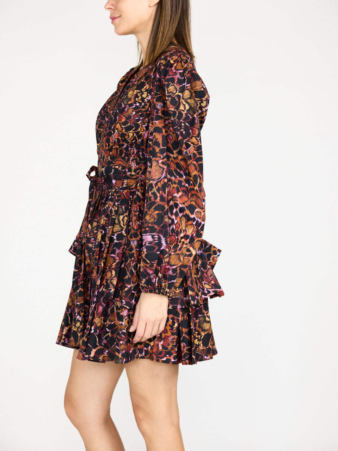 Lulu – Minikleid mit Animal-Print