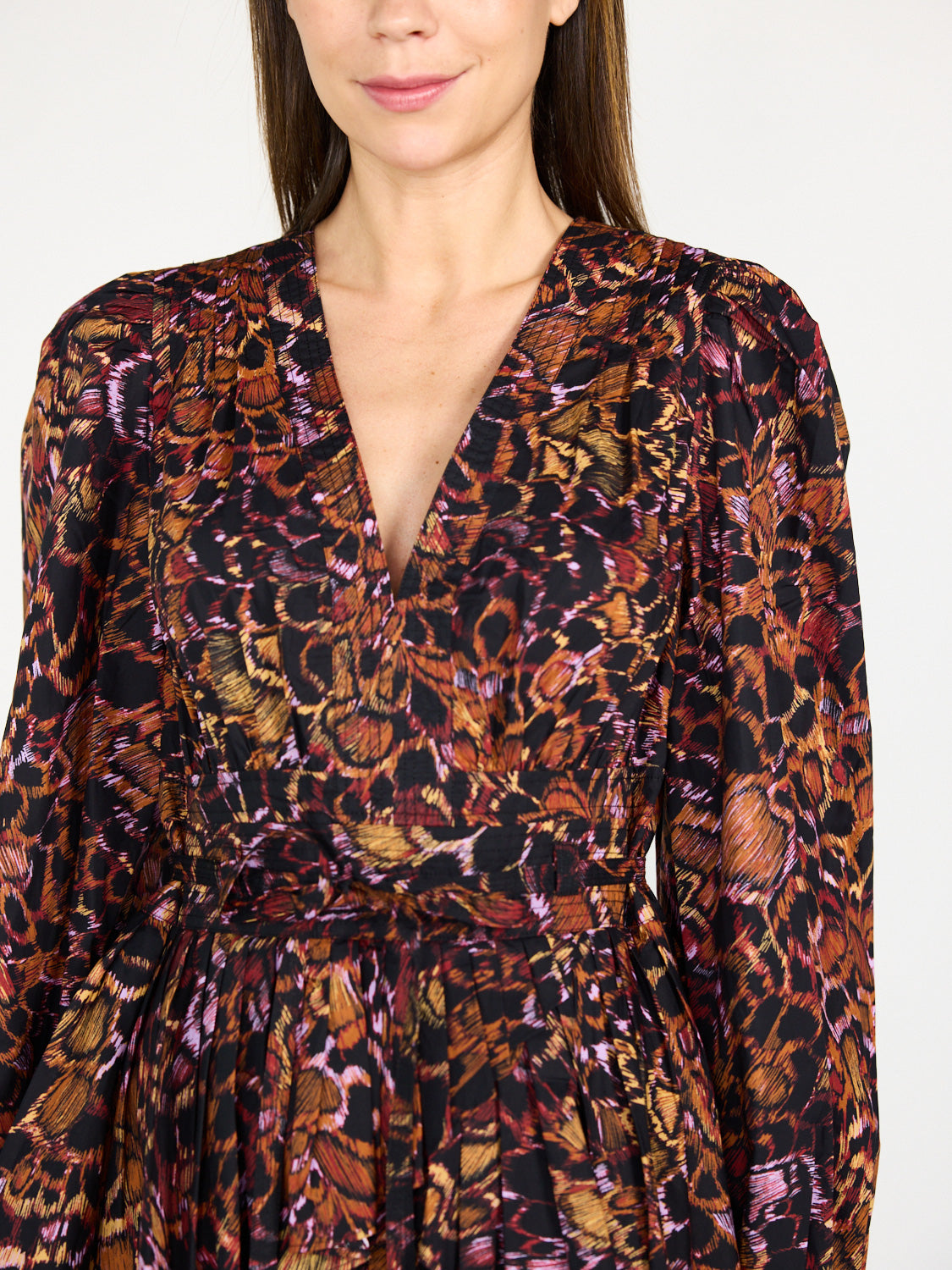 Lulu – Minikleid mit Animal-Print