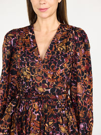 Lulu – Minikleid mit Animal-Print