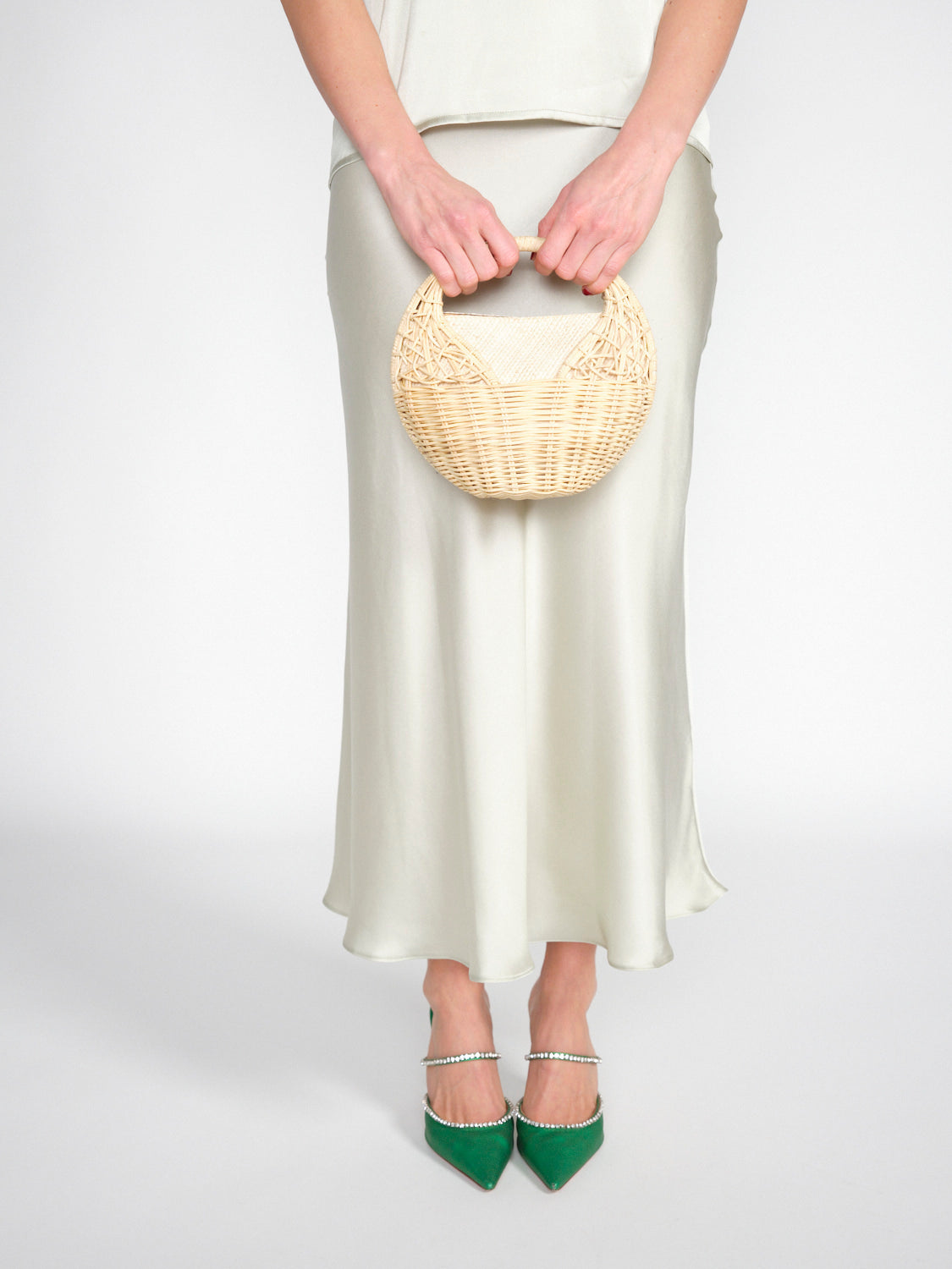 Sea Shell – Handgeflochtene Korbtasche aus Rattan