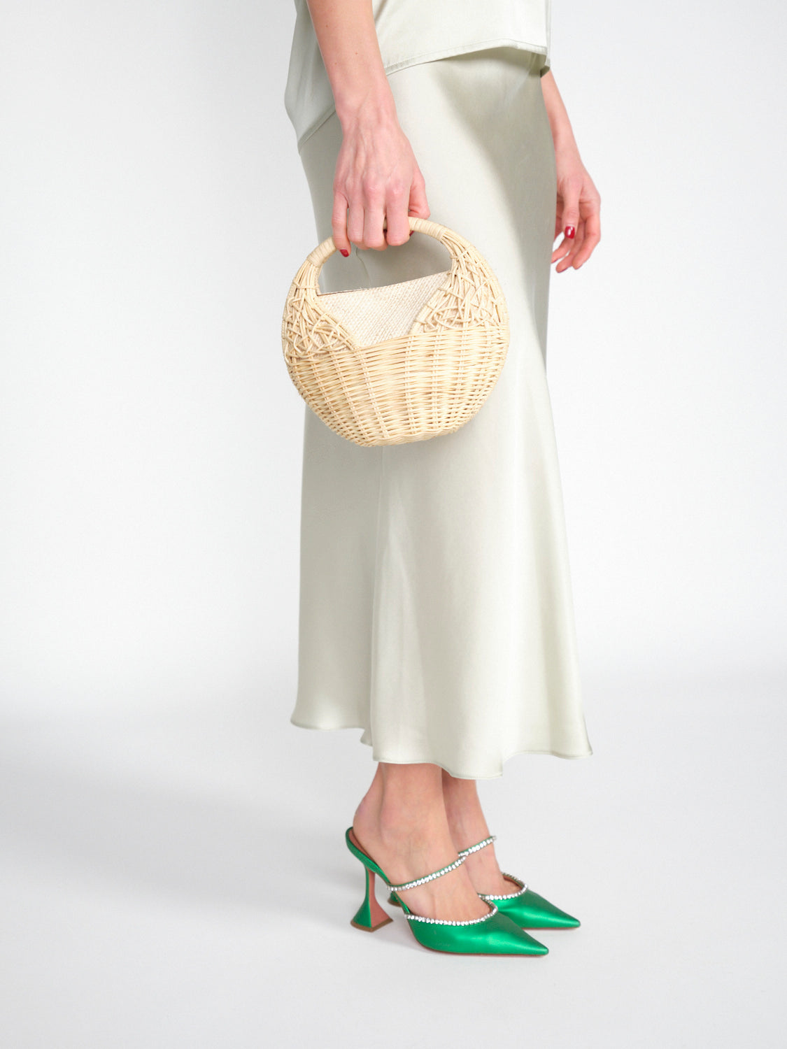 Sea Shell – Handgeflochtene Korbtasche aus Rattan