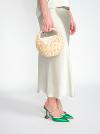 Sea Shell – Handgeflochtene Korbtasche aus Rattan