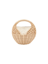 Sea Shell – Handgeflochtene Korbtasche aus Rattan