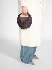 Sea Shell – Handgeflochtene Korbtasche aus Rattan