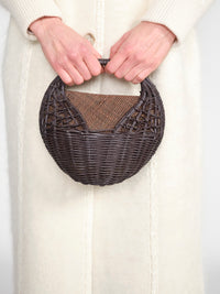 Sea Shell – Handgeflochtene Korbtasche aus Rattan