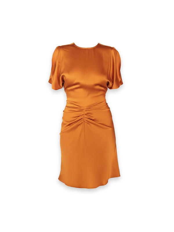 Gathered Waist Minikleid 