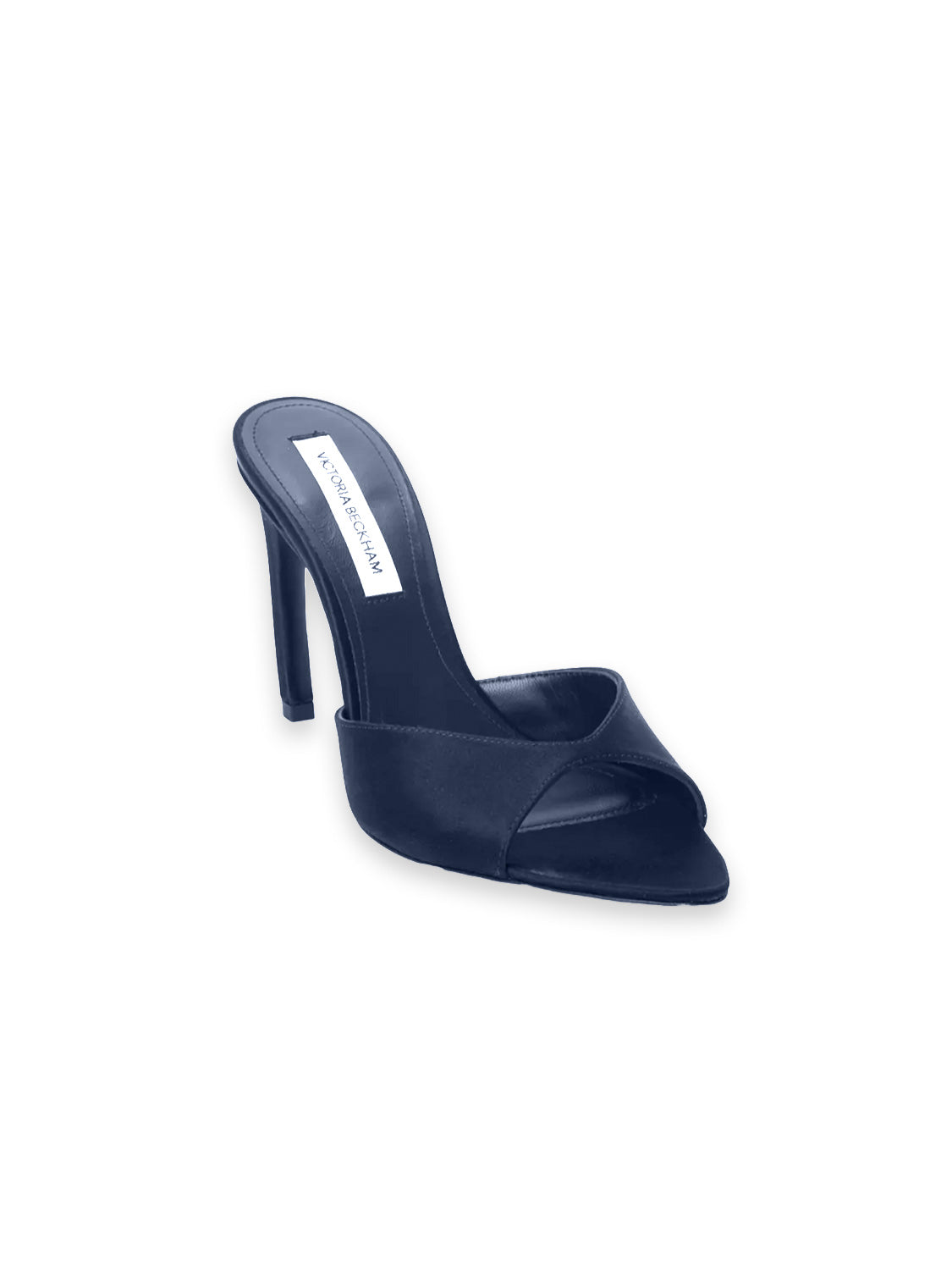 Harlow Mules – Spitzer Stiletto aus Satin