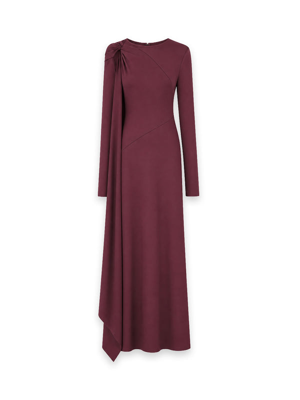 Twist Armhole – Maxikleid mit langen Ärmeln